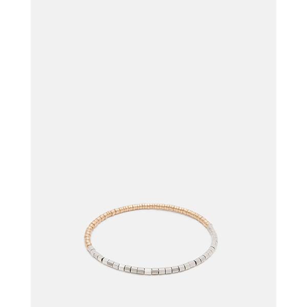 Allsaints Australia Womens Hana Bead Bangle Brass/Silver AU25-619